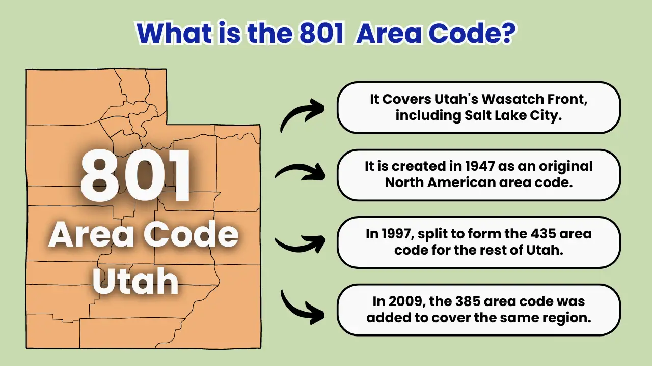 What is the 801 Area Code