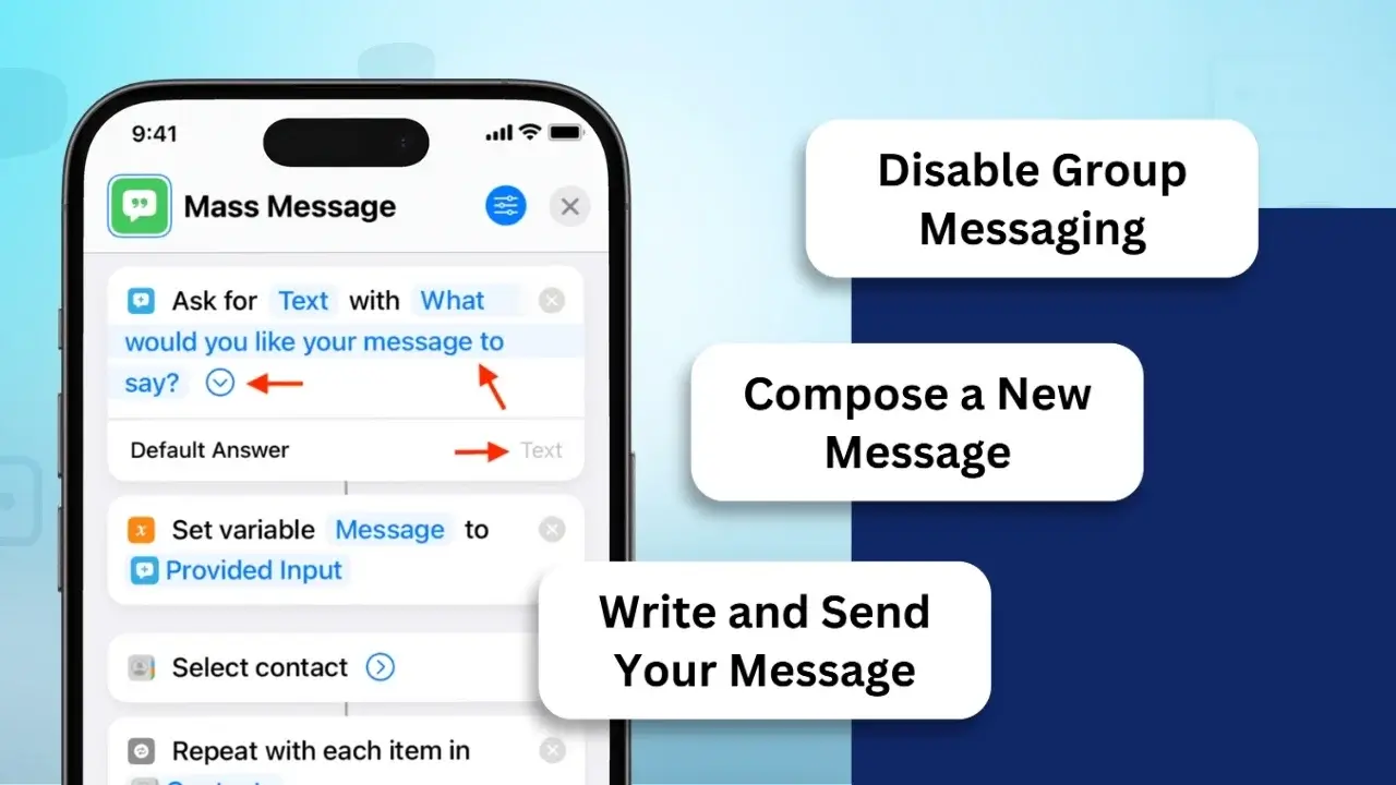 How to Send Mass Text on iPhone Without Group Message