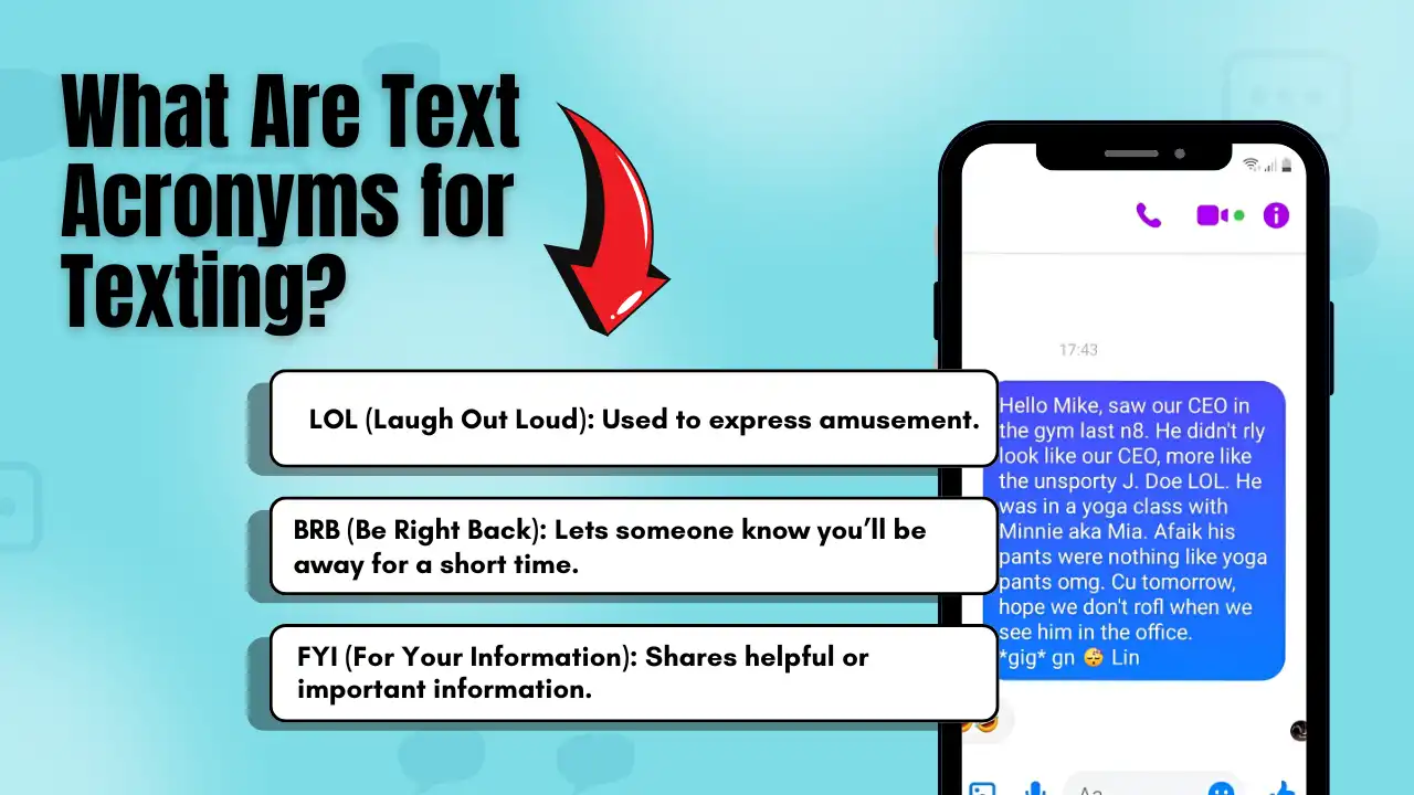 What Are Text Acronyms for Texting