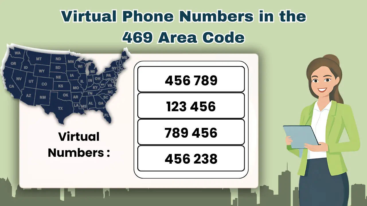 Virtual Phone Numbers in the 469 Area Code