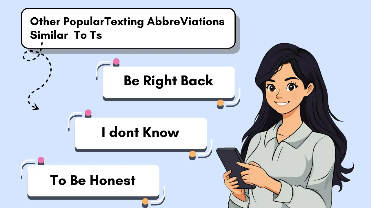 OTHER POPULAR TEXTING ABBREVIATION SIMILAR TO TS