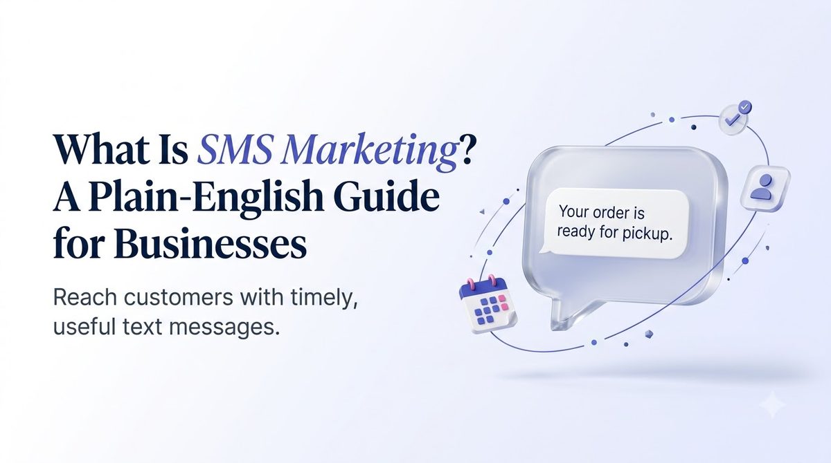 What is SMS marketing: a plain-English guide to timely, useful text messages for businesses