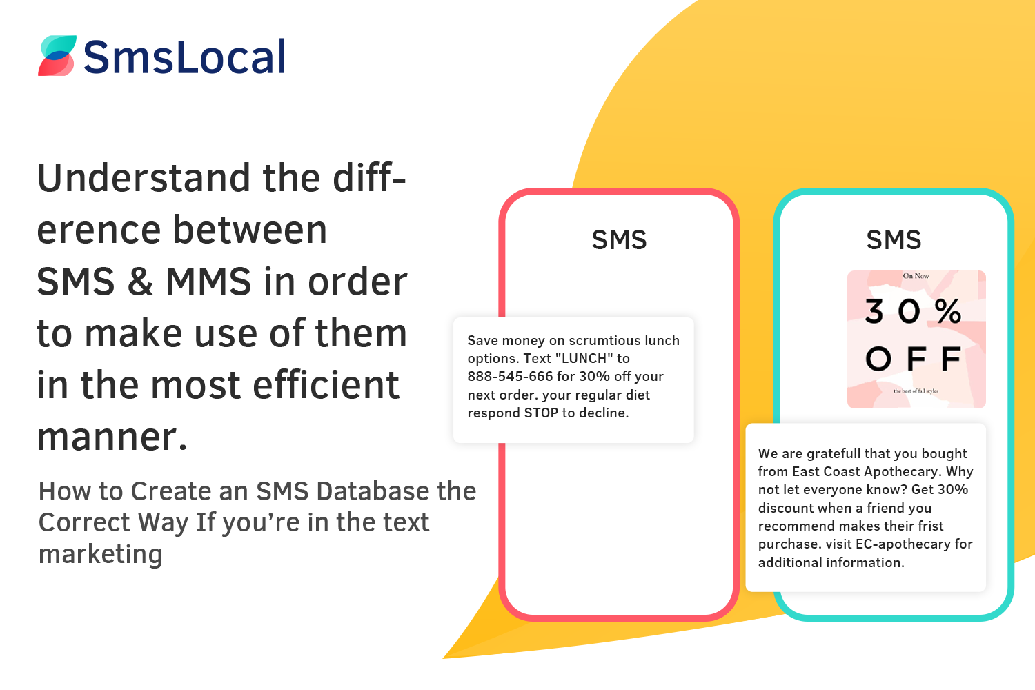 SMS vs. MMS