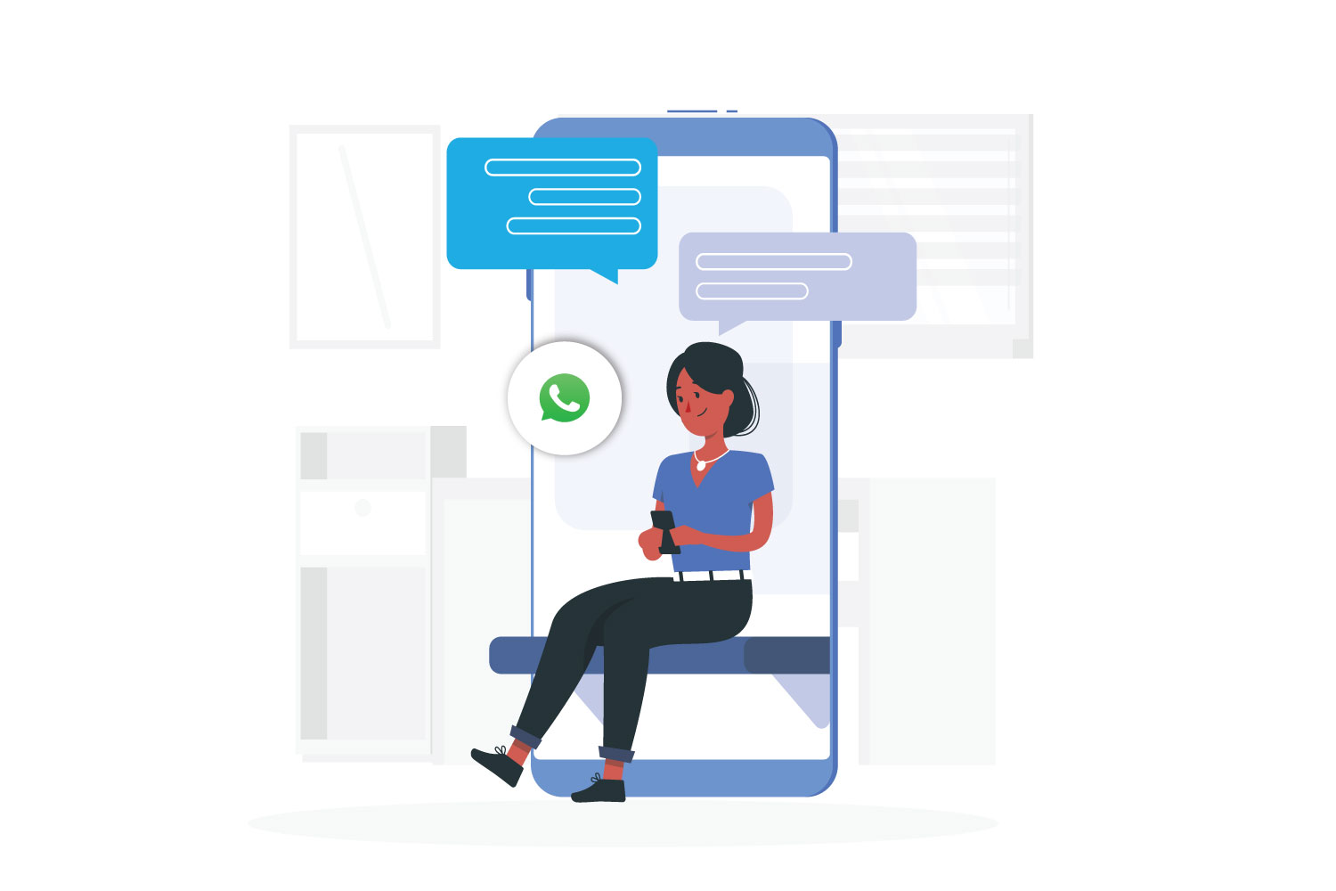 SMS WhatsApp