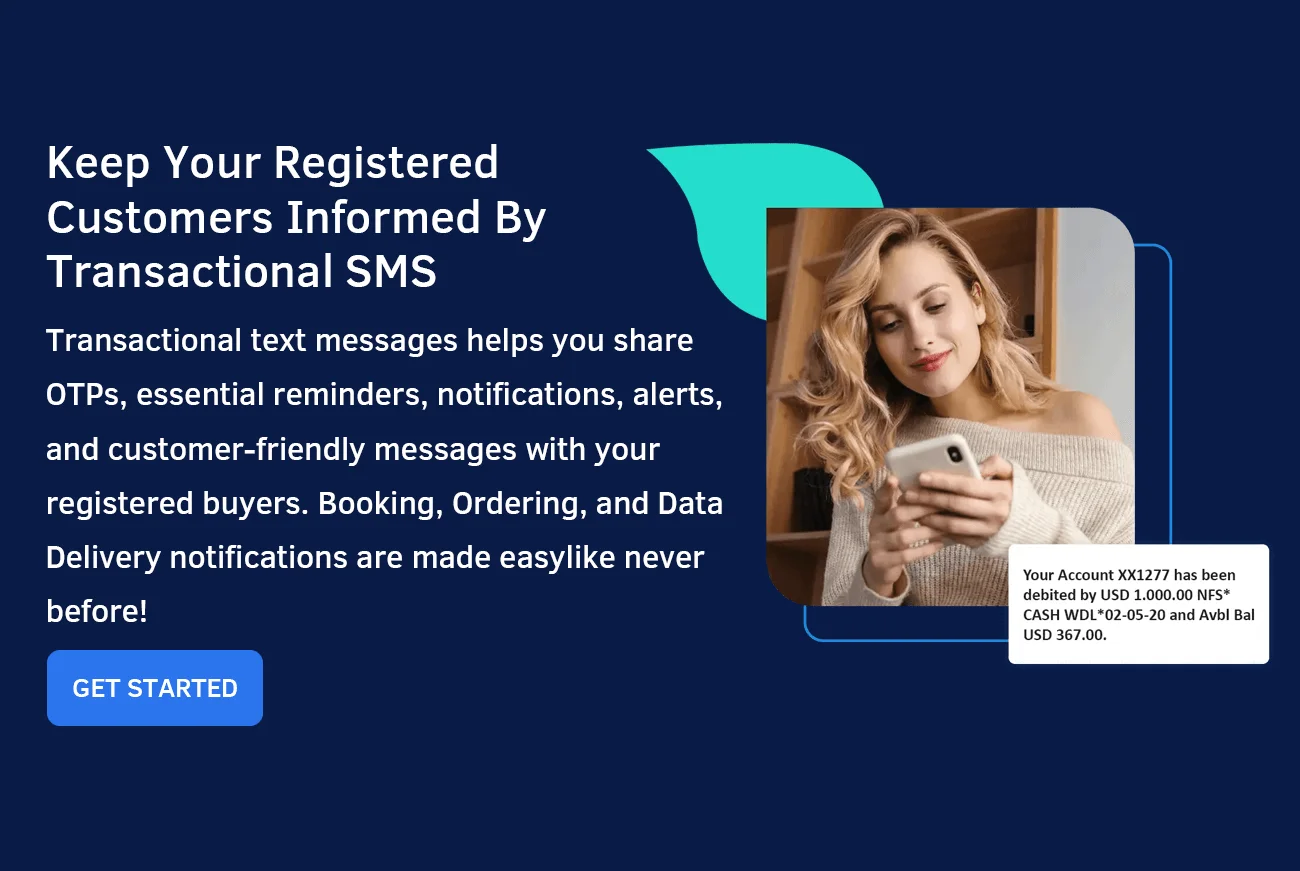 Transactional sms