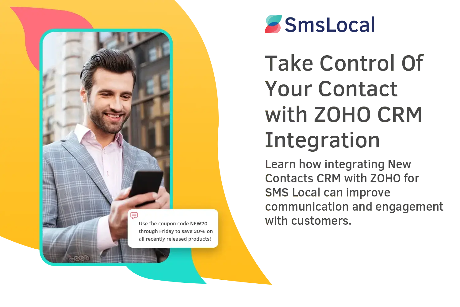 Transform Business Comm. w/ New Contacts CRM & ZOHO SMS Local Integration