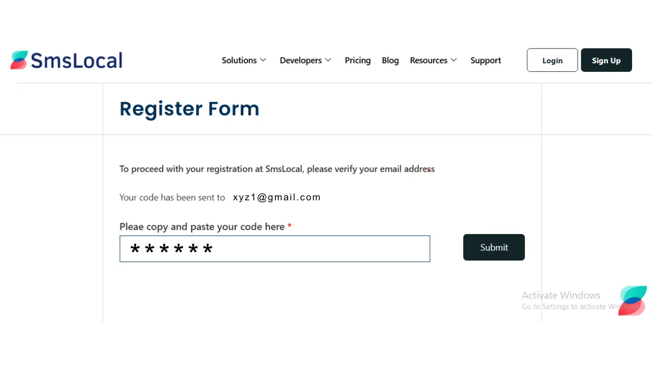 Verify Your Email:
