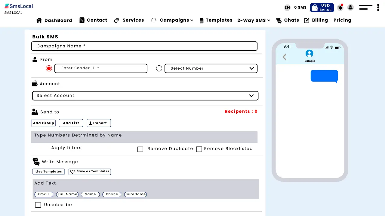Step 5: Fill in the Campaign Details