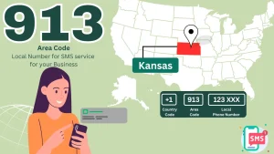 913 area code