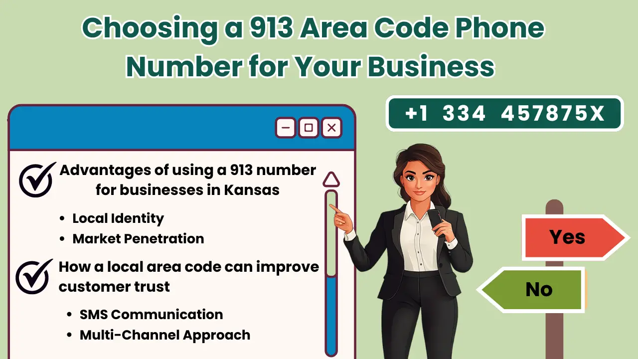 Choosing a 913 Area Code Phone Number for Your Business 