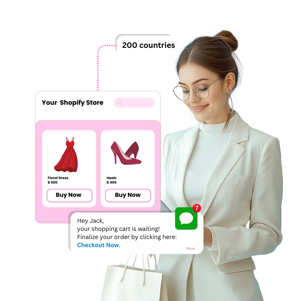 Different ways how SMS Local & Shopify SMS Integration Function