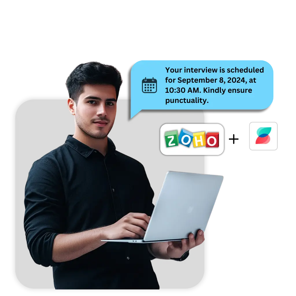 SMS Integration with ZOHO