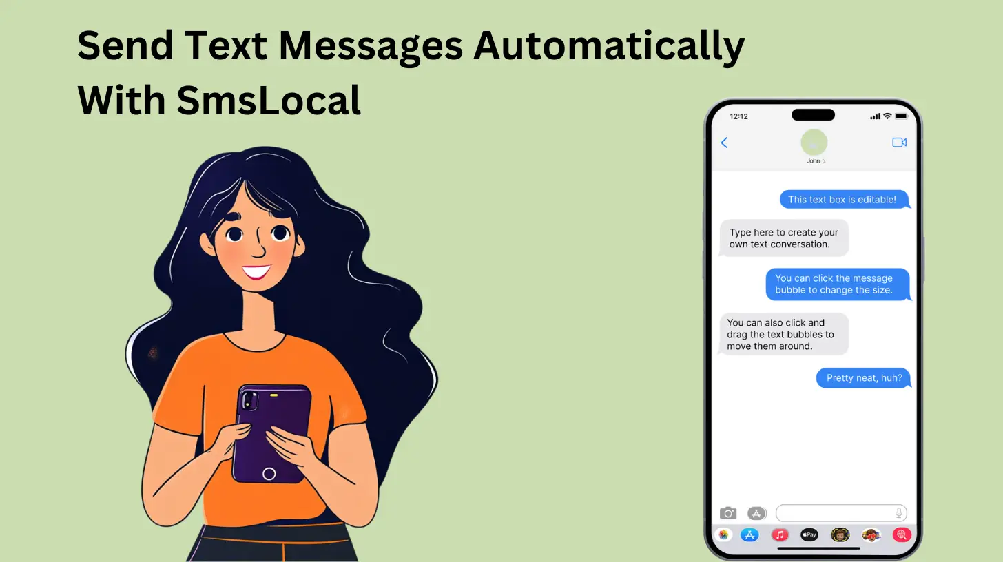 Send Text Messages Automatically with SmsLocal