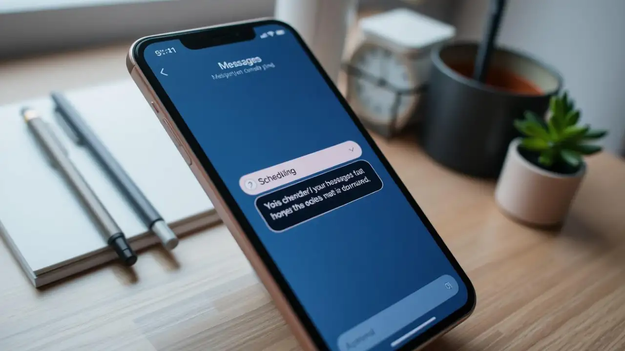 Can you schedule a text on your iPhone?