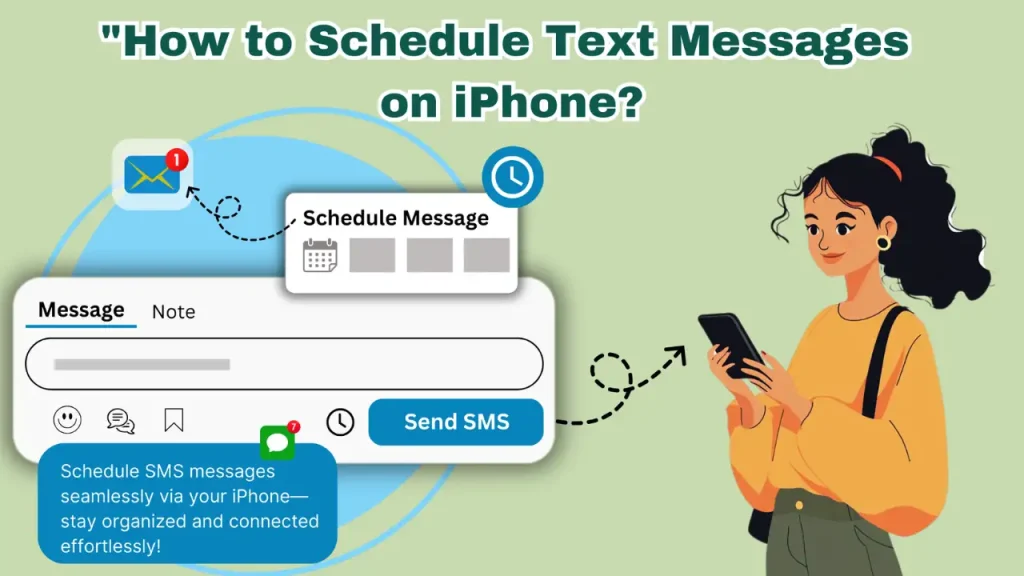 schedule text message on iphone