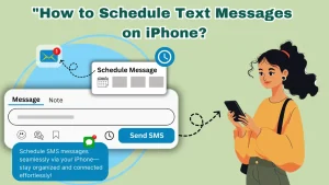 schedule text message on iphone