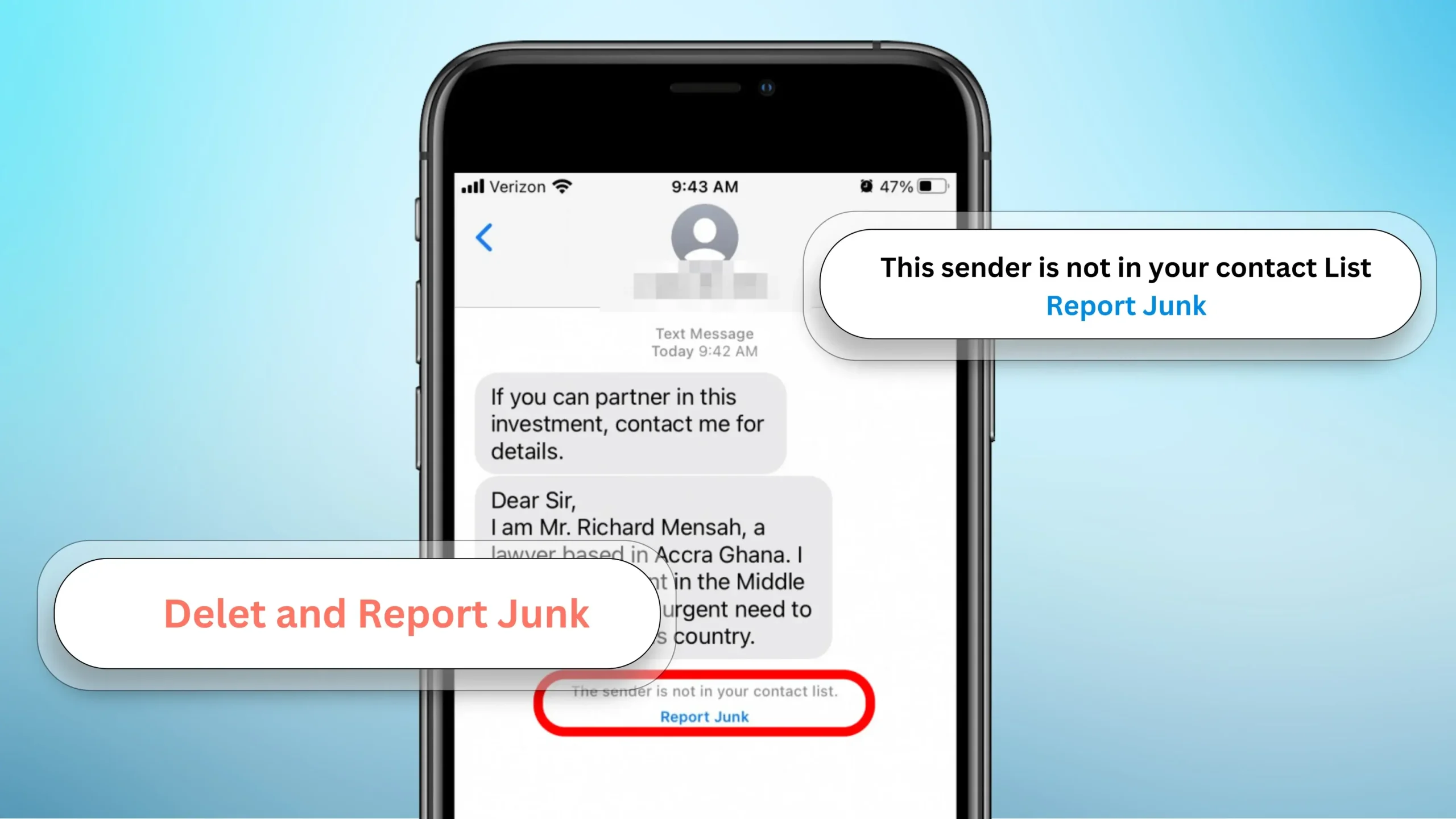 How to Report and Stop a Text Message Scam 