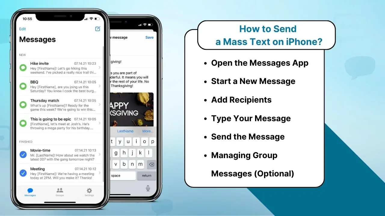 How to Send a Mass Text on iPhone