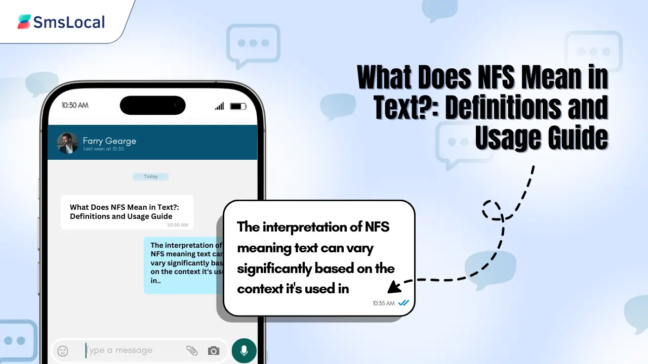 What Does NFS Mean in Text And How to Use It in a Text