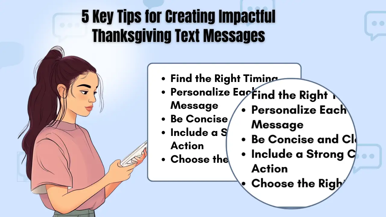 5 Key Tips for Creating Impactful Thanksgiving Text Messages