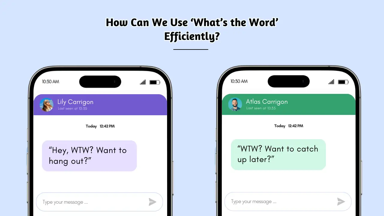 How Can We Use ‘What’s the Word’ Efficiently