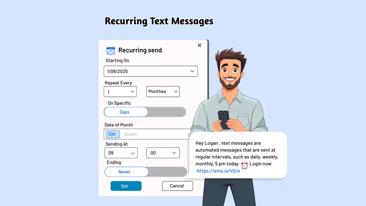 Recurring Text Messages