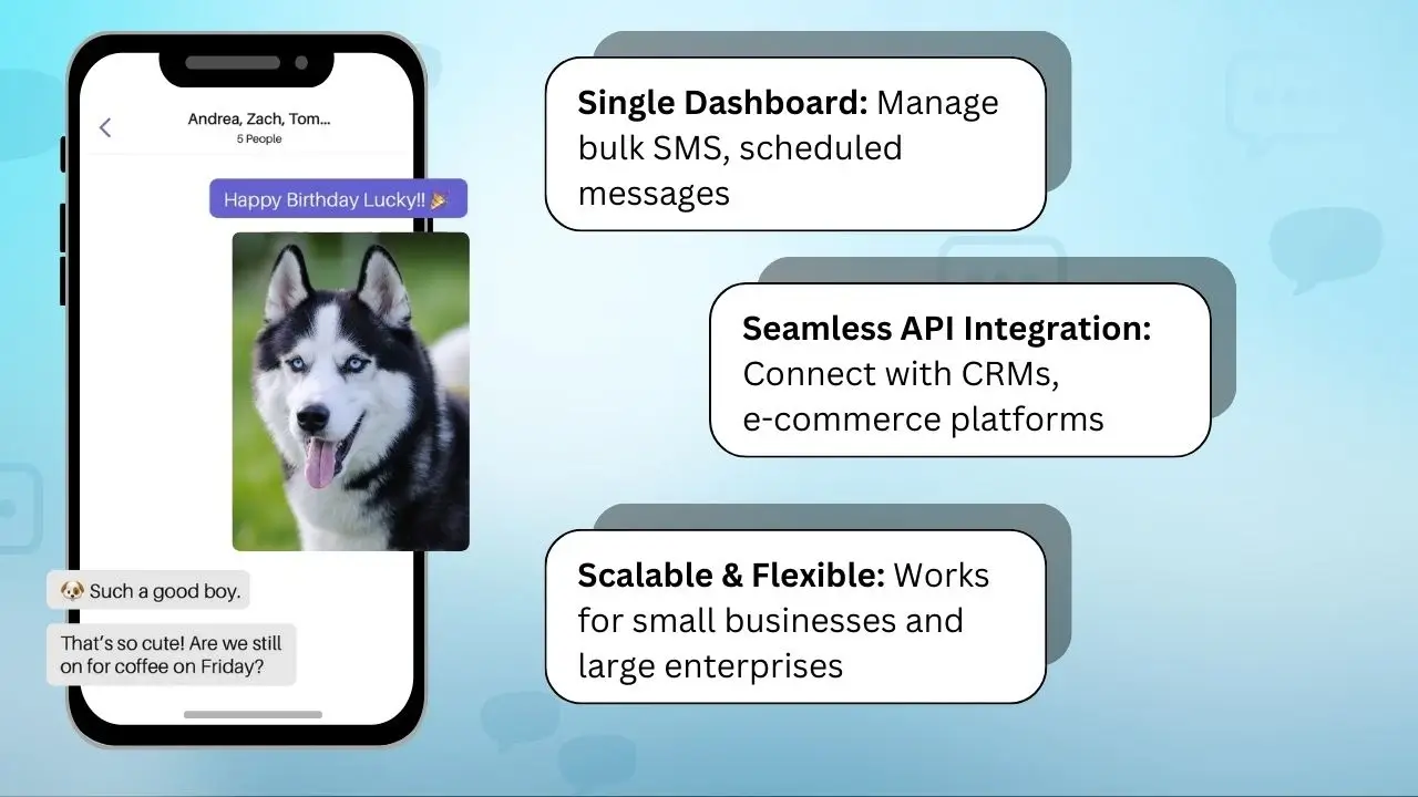 Unified Access to a Texting App with SMSLocal