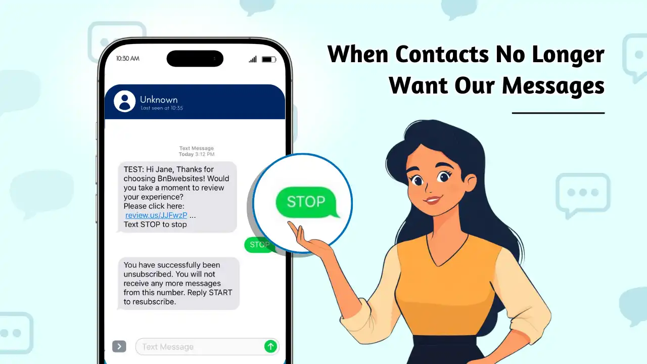Quand les contacts ne veulent plus de nos messages