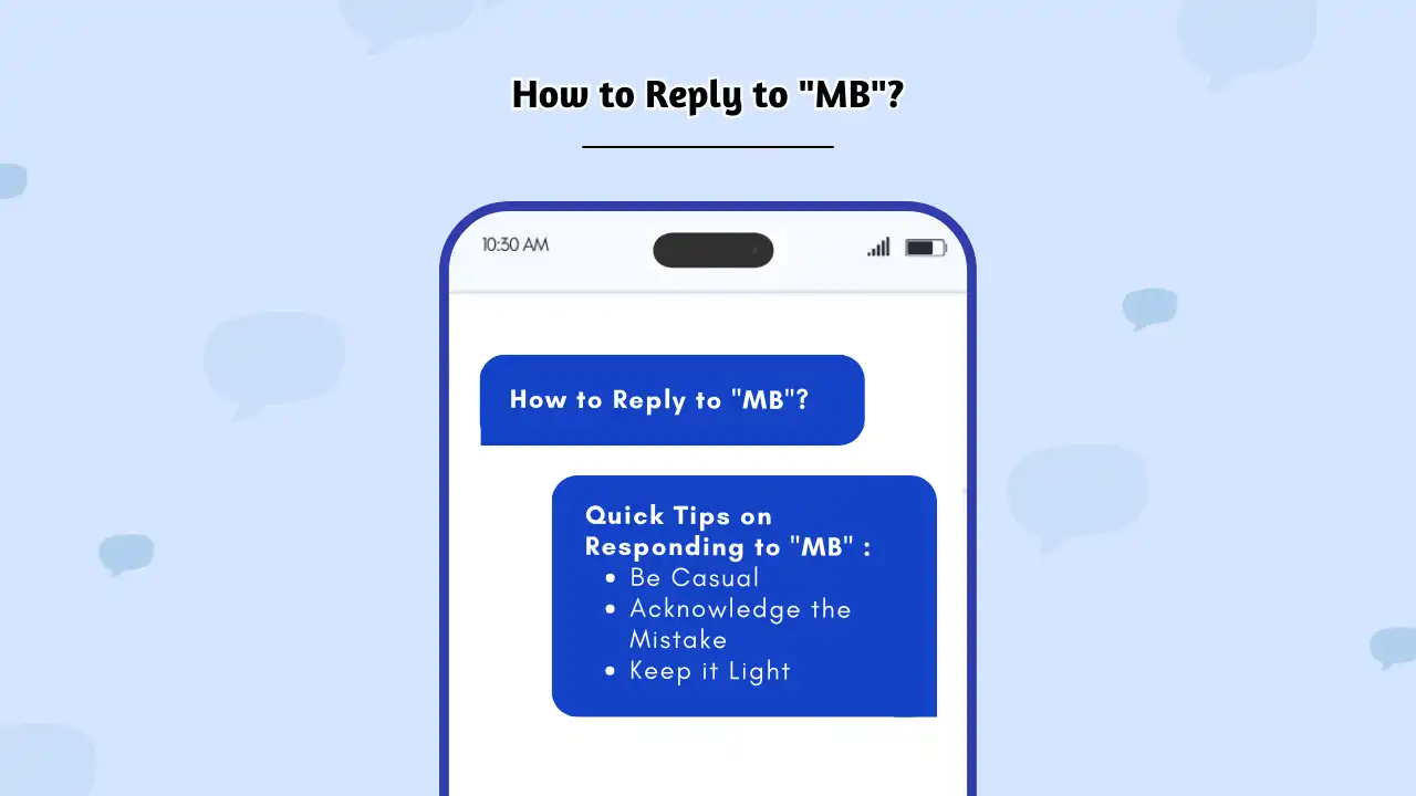 how to reply to mb