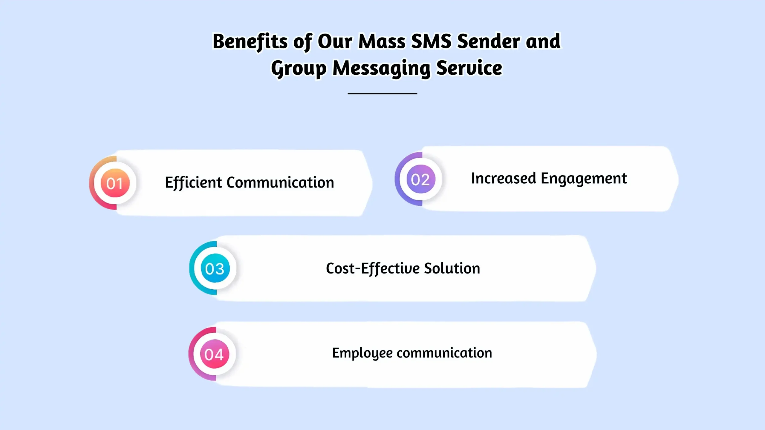 Benefits of Our Mass SMS Sender and Group Messaging Service