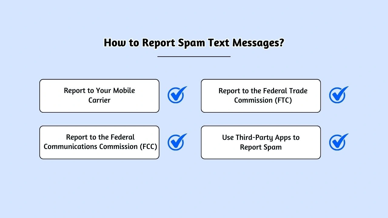 How to Report Spam Text Messages?
