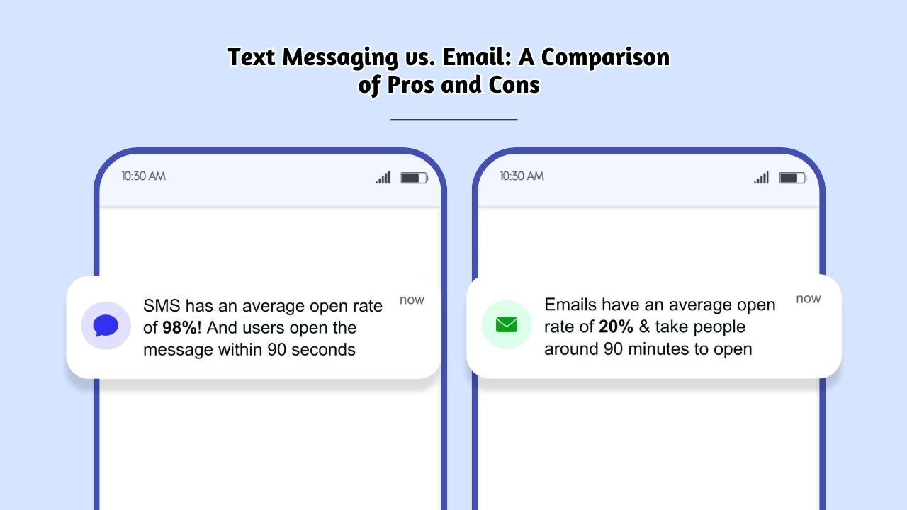Text Messaging vs. Email_ A Comparison of Pros and Cons