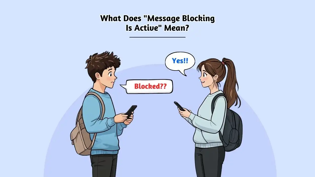 What Does _Message Blocking Is Active_ Mean